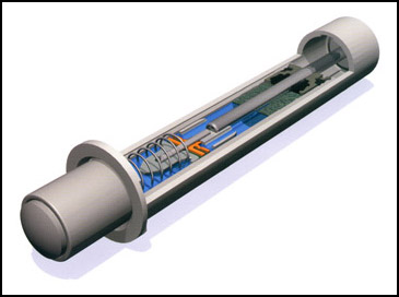 BLUMOTION para puertas, instalación en canto, en lado opuesto a las bisagras.