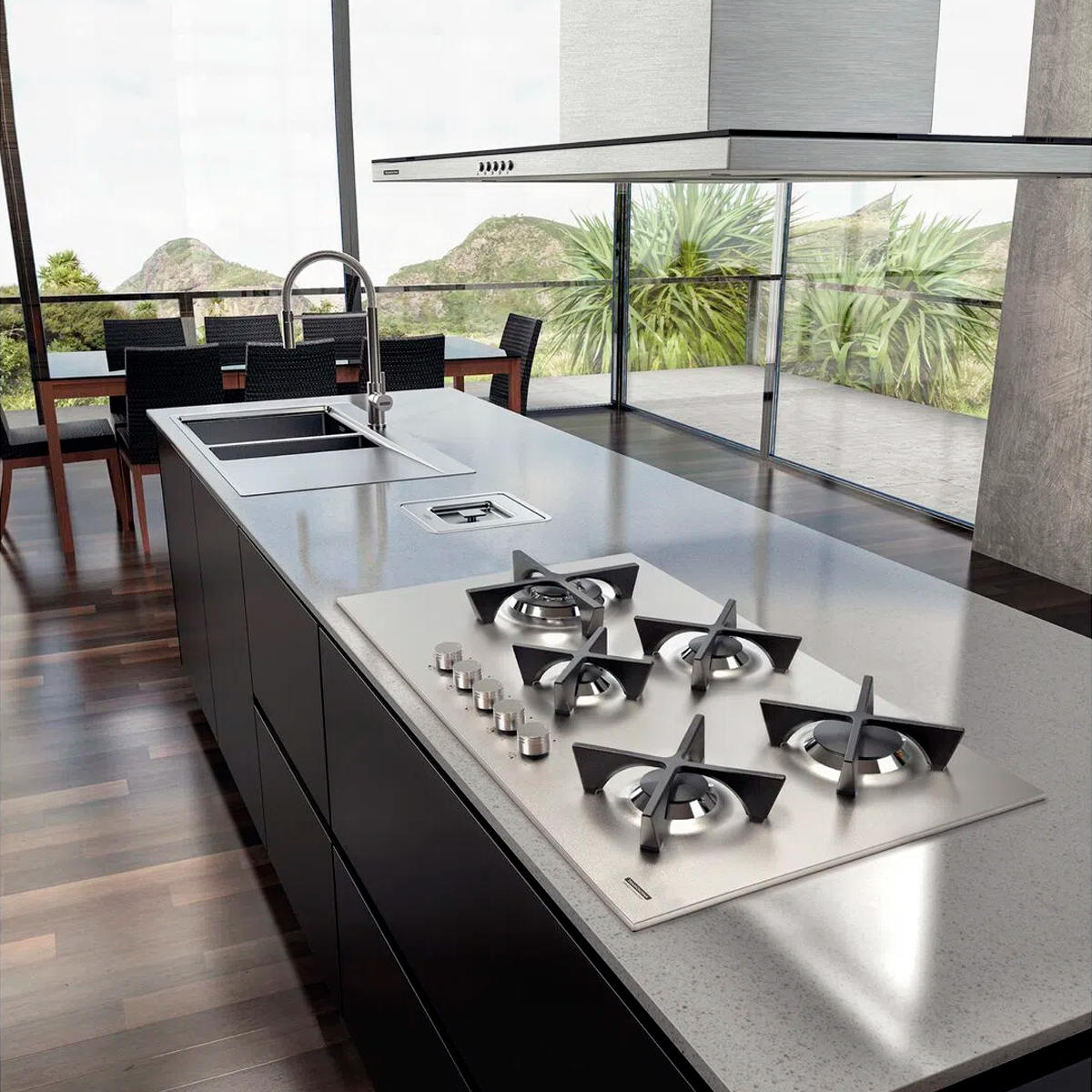 Bote basurero APPEAL Q, cap. 5 L tapa cuadrada