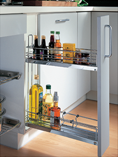 Separadores para extraíble botellero CLASSIC, acabado gris