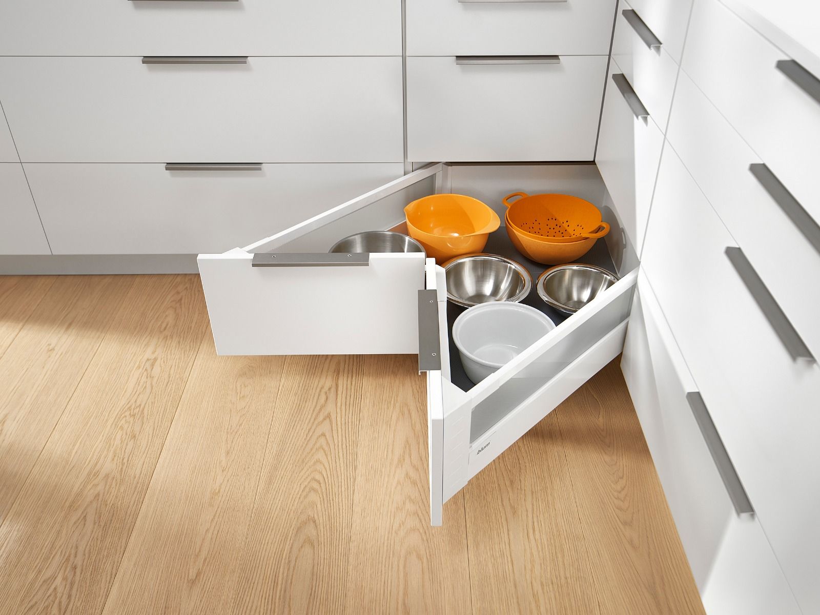 SPACE CORNER TANDEMBOX antaro sin SYNCROMOTION, altura D, color blanco