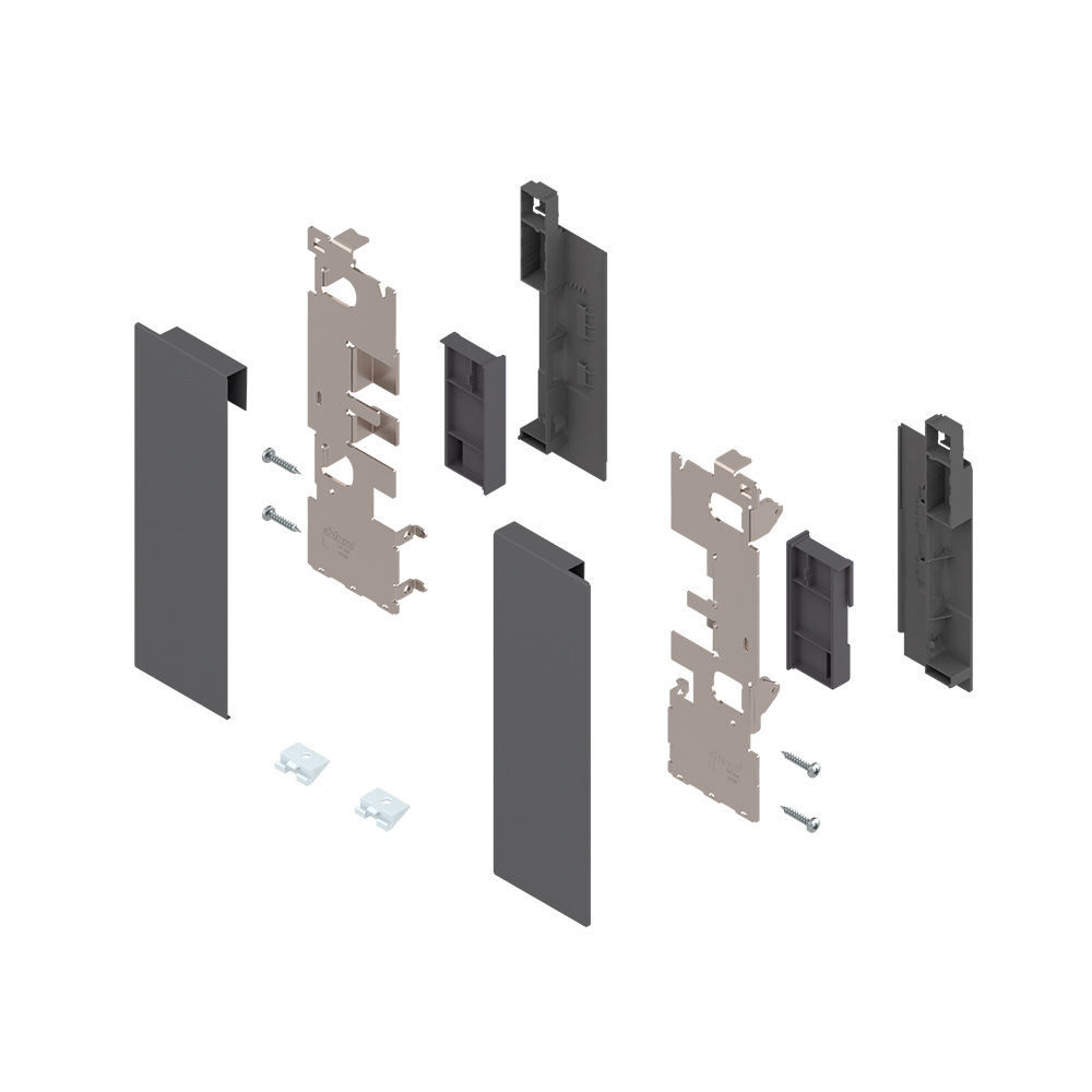 Brackets frontales LEGRABOX, altura 