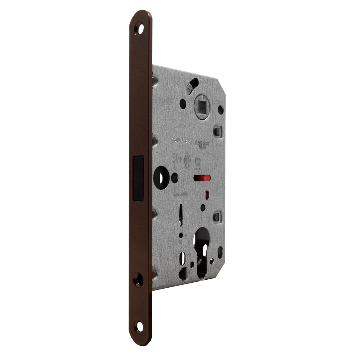 Cerradura Magnética para puerta de recámara, modelo POLARIS 2XT, acabado bronce