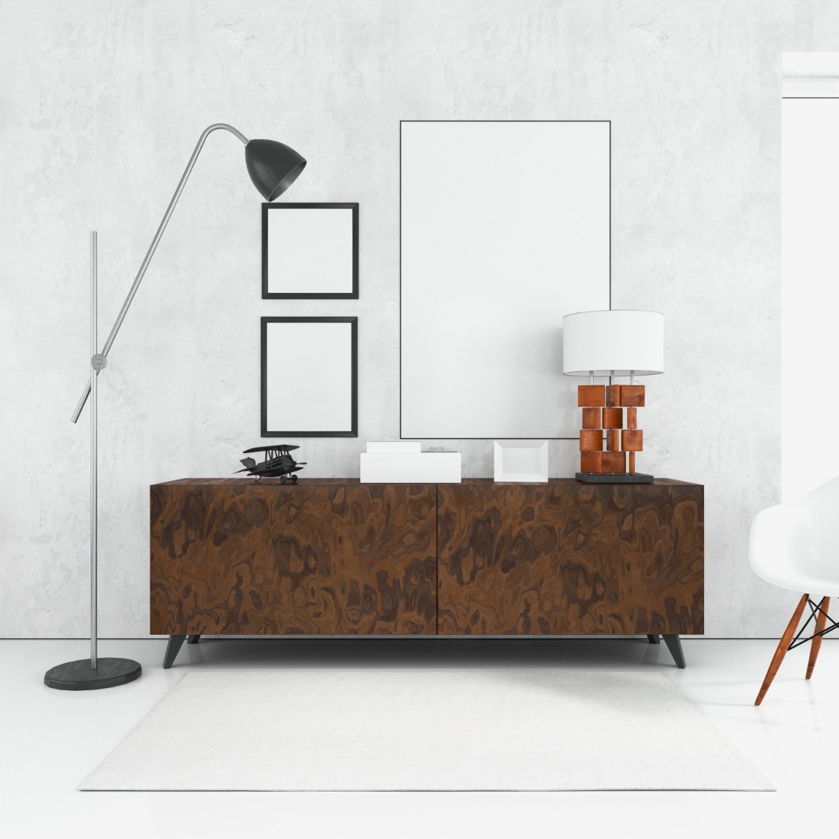 Chapa precompuesta Raíz California Burl (10.06) Largo 2.50 m