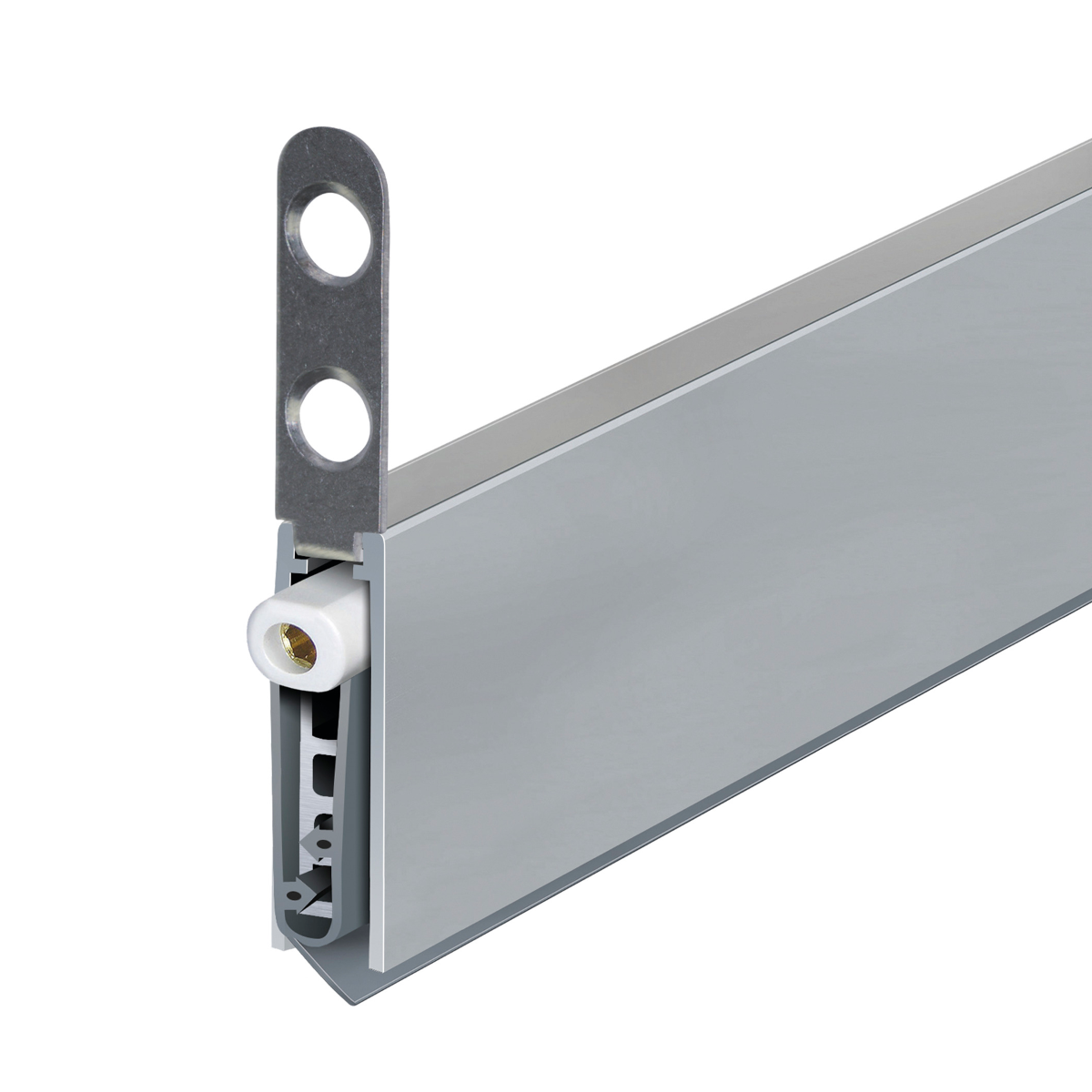 Burlete guillotina US para puertas pivotantes