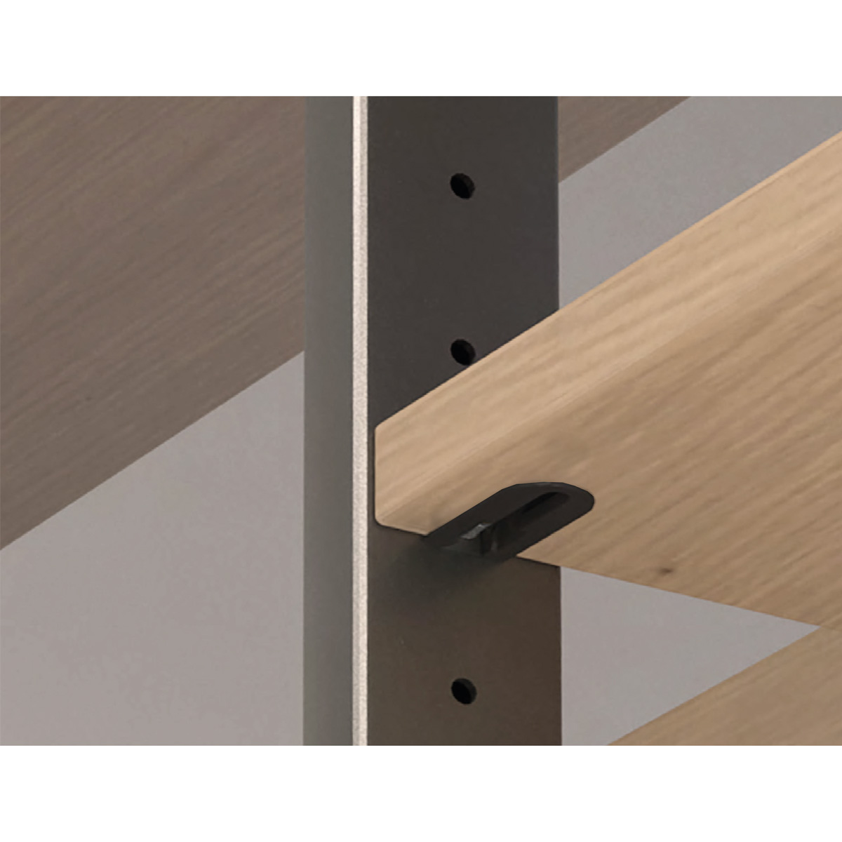 Sistema oculto Cabineo X para armado de muebles