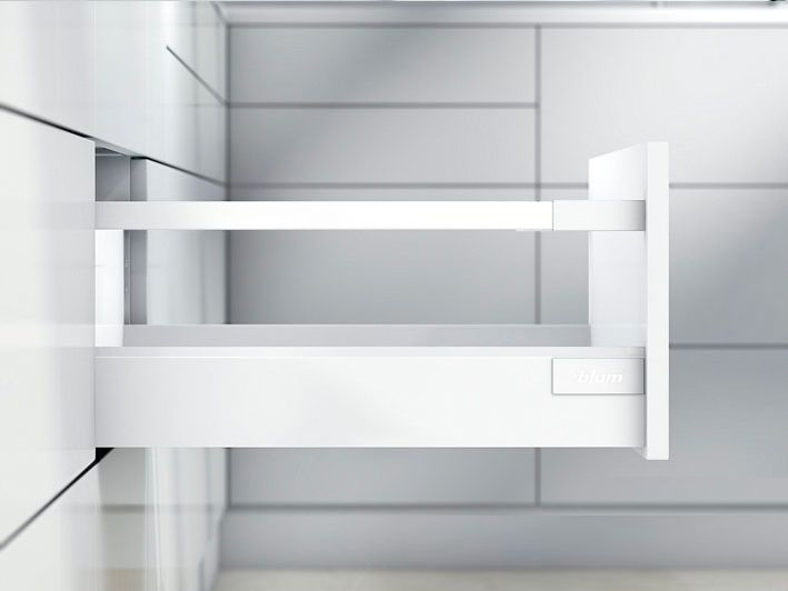 Cajón TANDEMBOX antaro con galería, altura D, color blanco