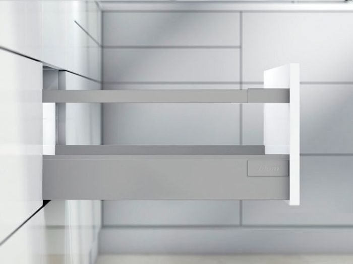 Cajón TANDEMBOX antaro con galería, altura D, color gris