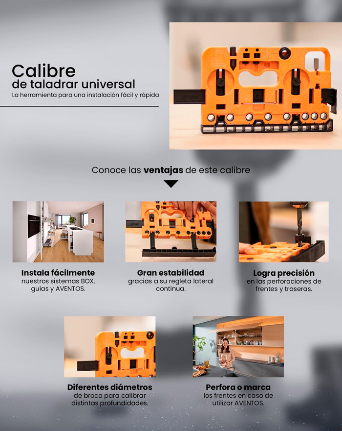 Plantilla para taladrado de FRENTES