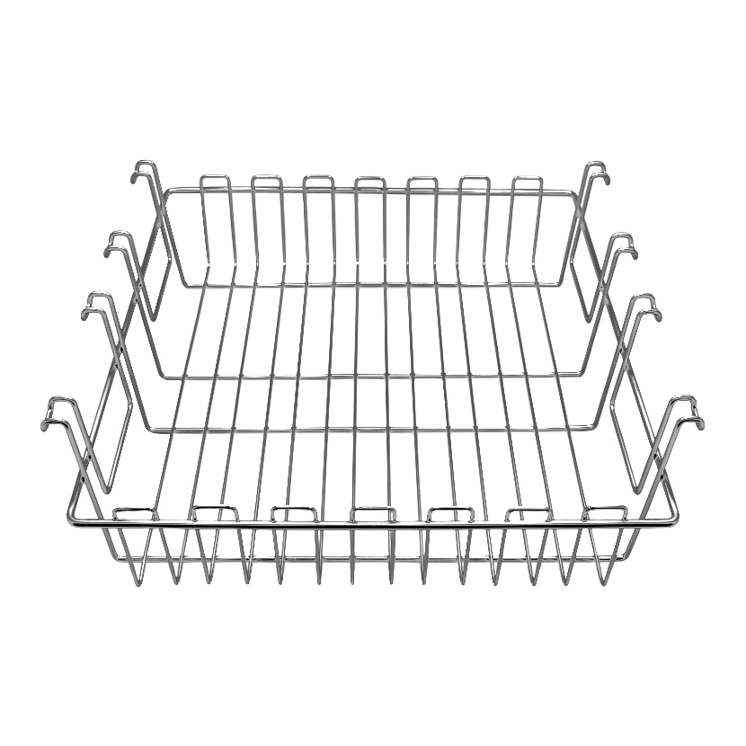 Canastilla para marco AW5100, de 437 x 441 x 140 mm, acabado gris