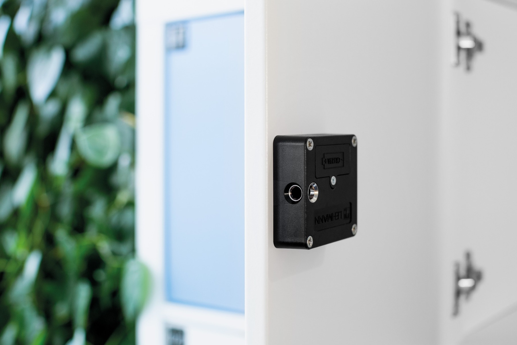 Cerradura electrónica CAPTURA para locker, acabado negro  