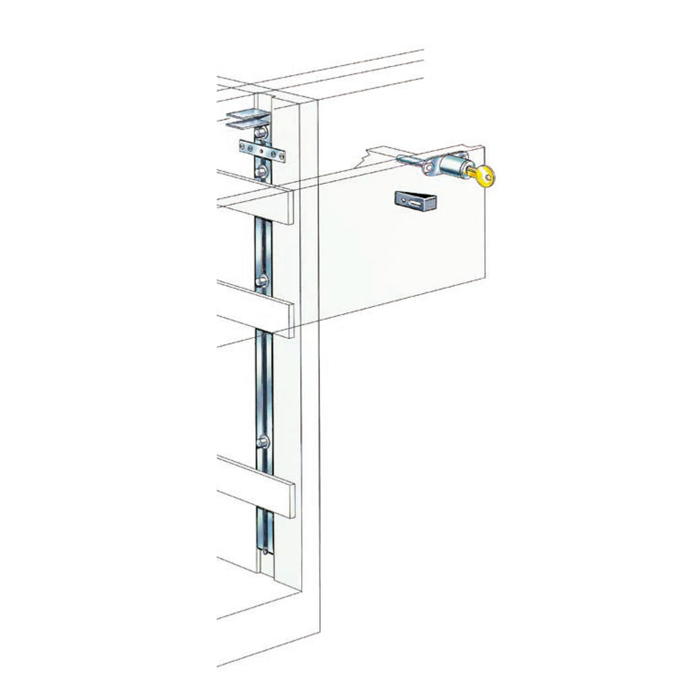 Cilindro CB-100 montaje frontal para sistema 100.