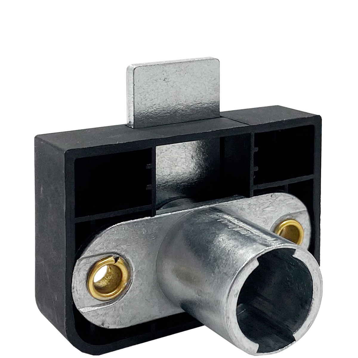 Cilindro CB-280 montaje horizontal caja cuadrada, profundidad del pestillo 7.1mm, long. 20.6+9.5mm.