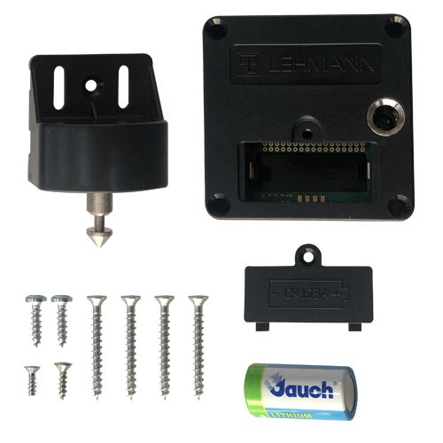 Kit de Cerradura electrónica CAPTURA programada para locker, acabado negro