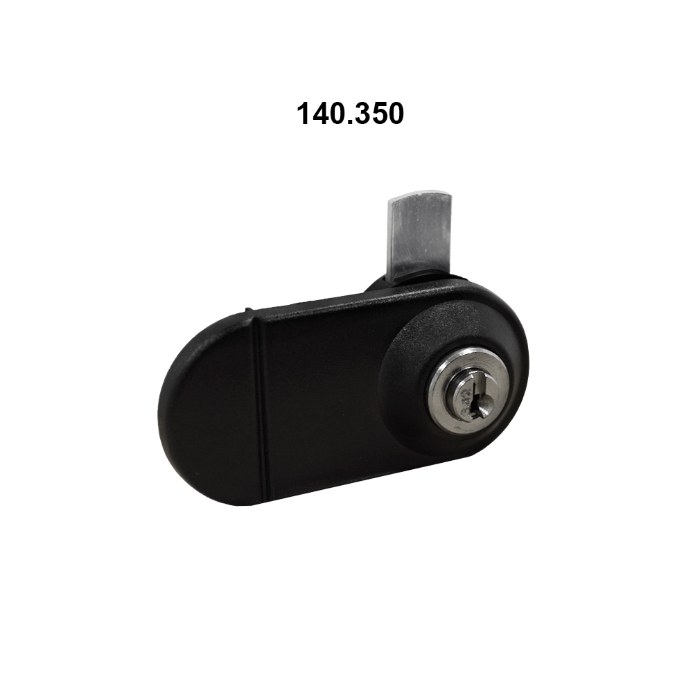 Cerradura para dos puertas de Cristal 