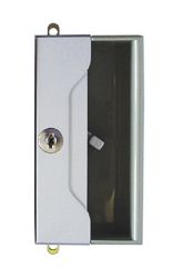 Cerradura y jaladera para locker con españoleta