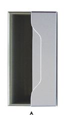 Cerradura y jaladera para locker con españoleta