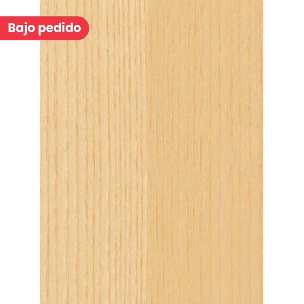 Chapa de madera natural de Fresno con respaldo de papel