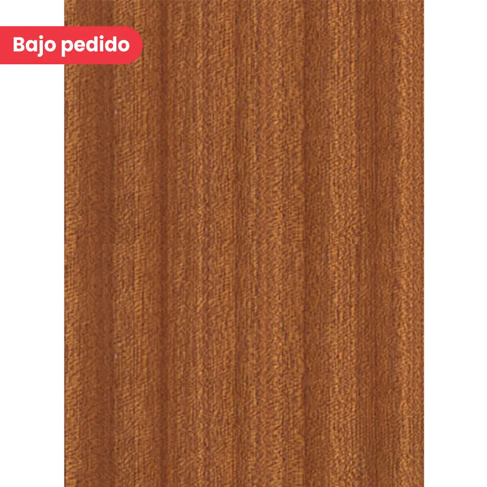 Chapa de madera natural de Sapeli con respaldo de papel