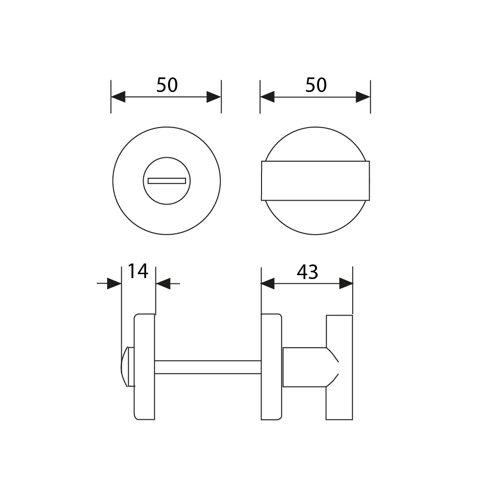 Set de chapetones Valli&Valli para baño, diseñado por Foster & Partners, acabado cromo satinado