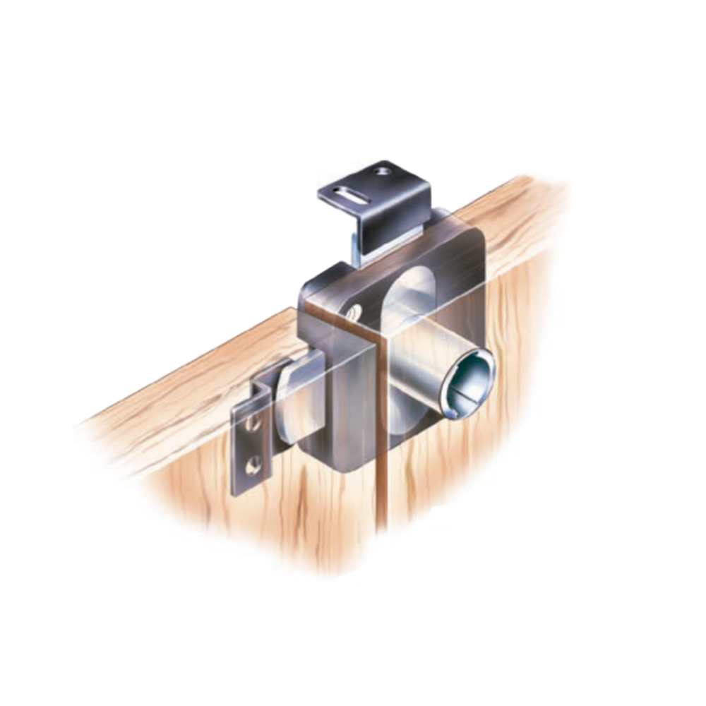 Cilindro para cerradura de 2 puertas de madera