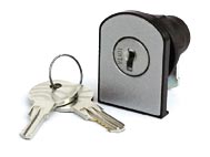 Cilindro CB-317 para cerradura de puerta de vidrio de 6 a 12 mm