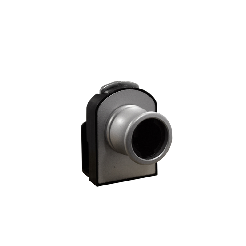 Cilindro CB-367 con jaladera, para puerta de vidrio maximo 6mm, acabado gris.