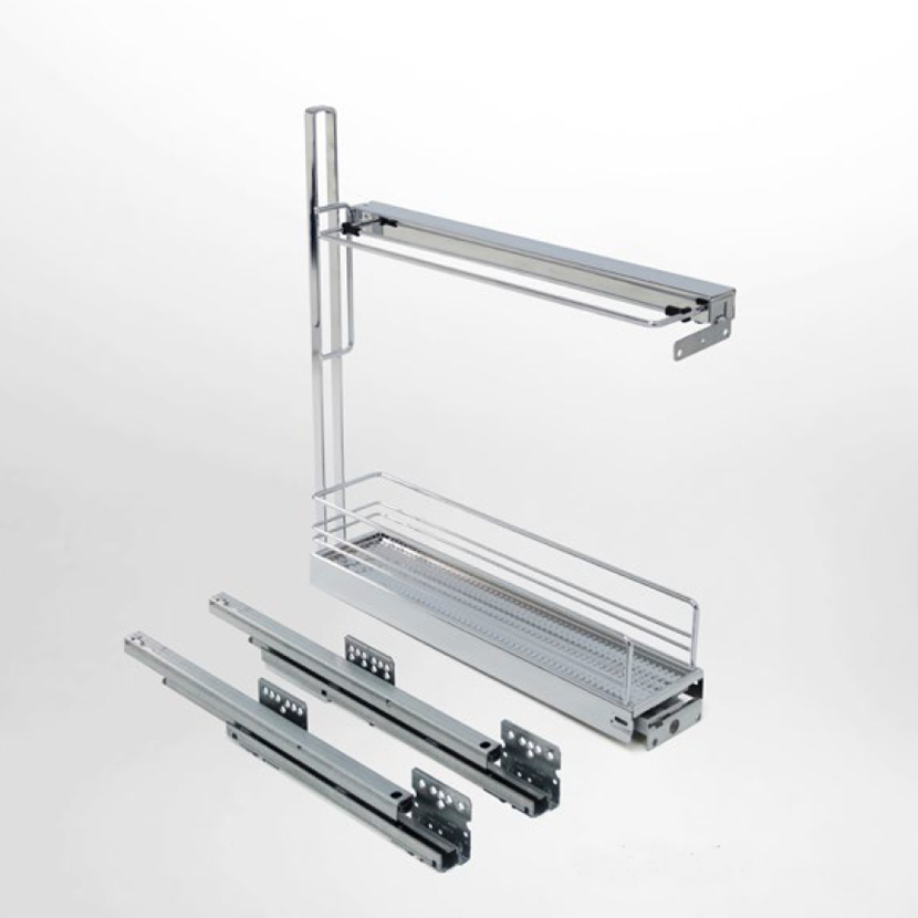 Extraíble para charolas CLASSIC, para gabinete de 150 mm, acabado cromo