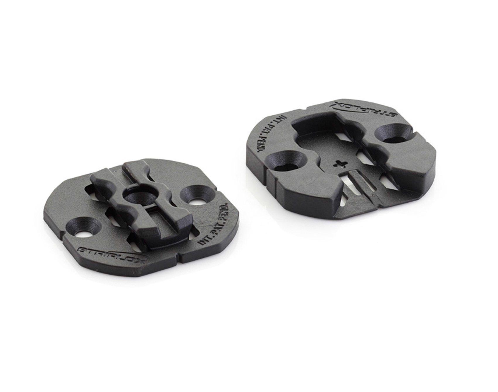 STRIPLOX CLIP 50 para fijación de repisa o mueble pequeño, Ø 49.5mm, color negro