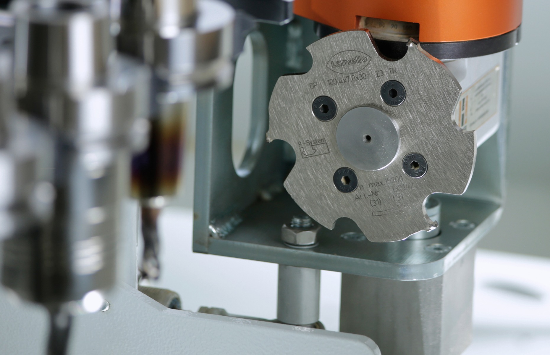 Disco de corte para CNC para fresado del P-SYSTEM, Ø 100.4 x 7 x 30 mm, punta diamante, Z3