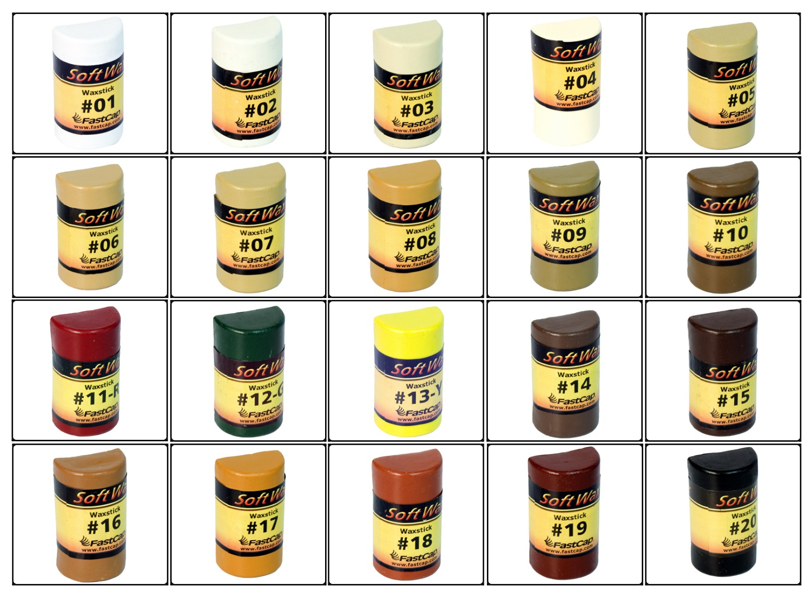 Repuesto de ceras WAXKIT para resanar madera