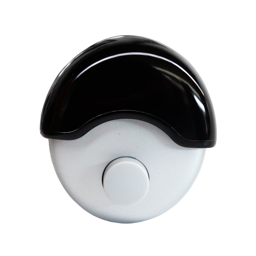 Cerradura Meroni para puerta de baño, modelo COMBINA, cuerpo gris / tapa negra