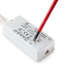 Sensor de proximidad para embutir IFR, de acabado blanco para sistemas de iluminación Domus Line