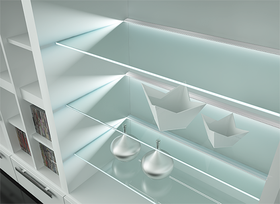 Soporte para tira led, para perfil TOUCAN, medida 1000 mm