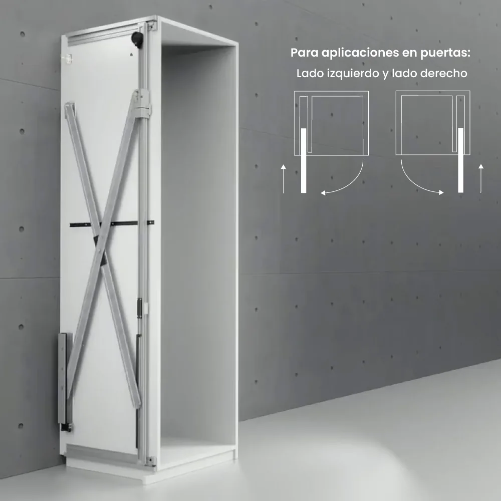 Kit Sistema corredizo CONCEPTA 50 para puertas de madera abatibles e insertables