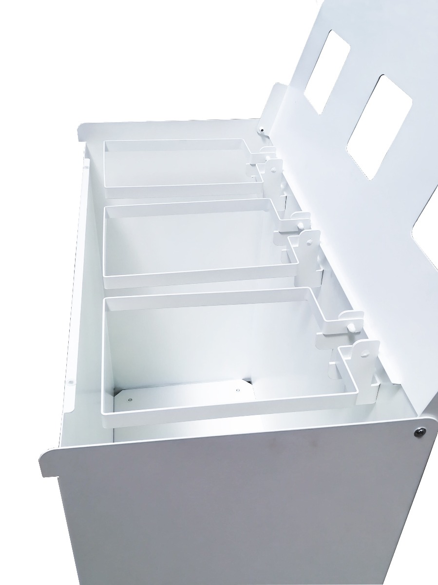 Bote de reciclaje BOX 6055 medida 75 x 36 x 70 cm - 120L