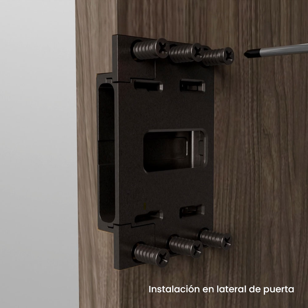 Perfil CONECTA para puerta con perfil de aluminio
