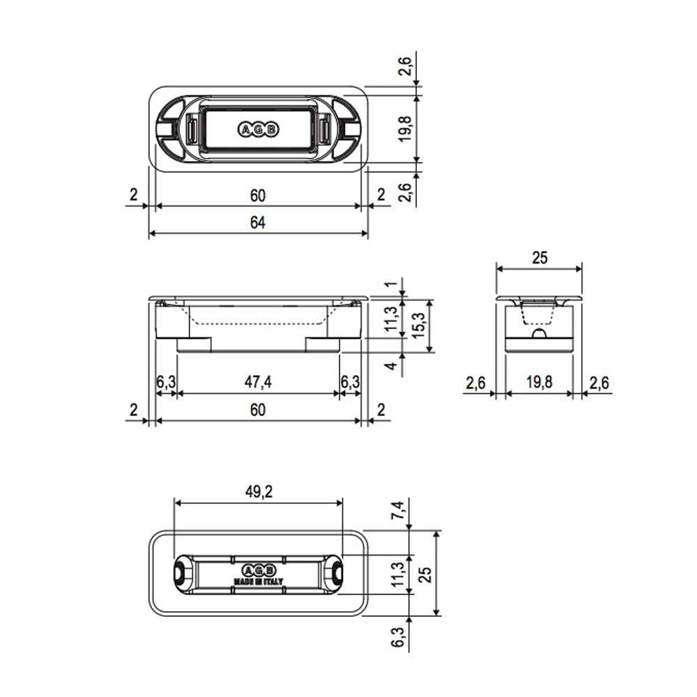 Set de manija UTRECHT y cerradura POLARIS para puerta de recámara, acabado inox mate