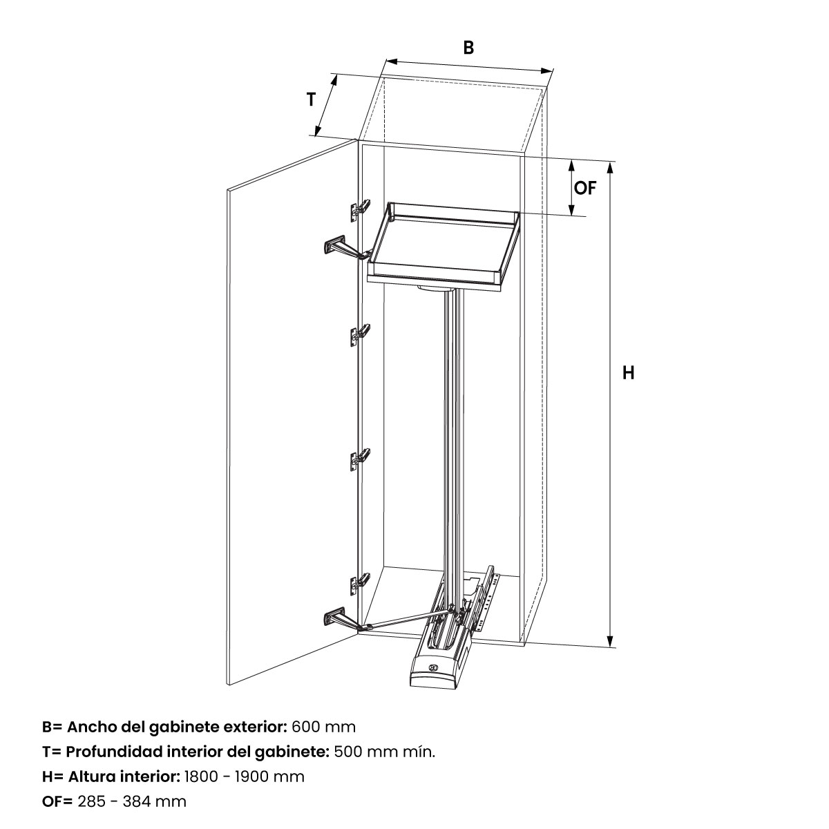 Extraíble para cocina CONVOY PREMIO