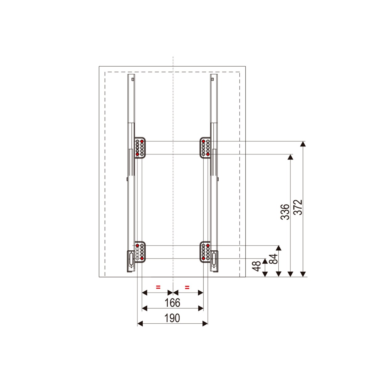 Extraíble COOKINGAGENT frente fijo, para gabinete inferior, acabado gris
