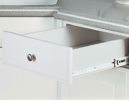 Correderas C3832B-6 de 150mm, extensión total, capacidad 45kg, montaje lateral.