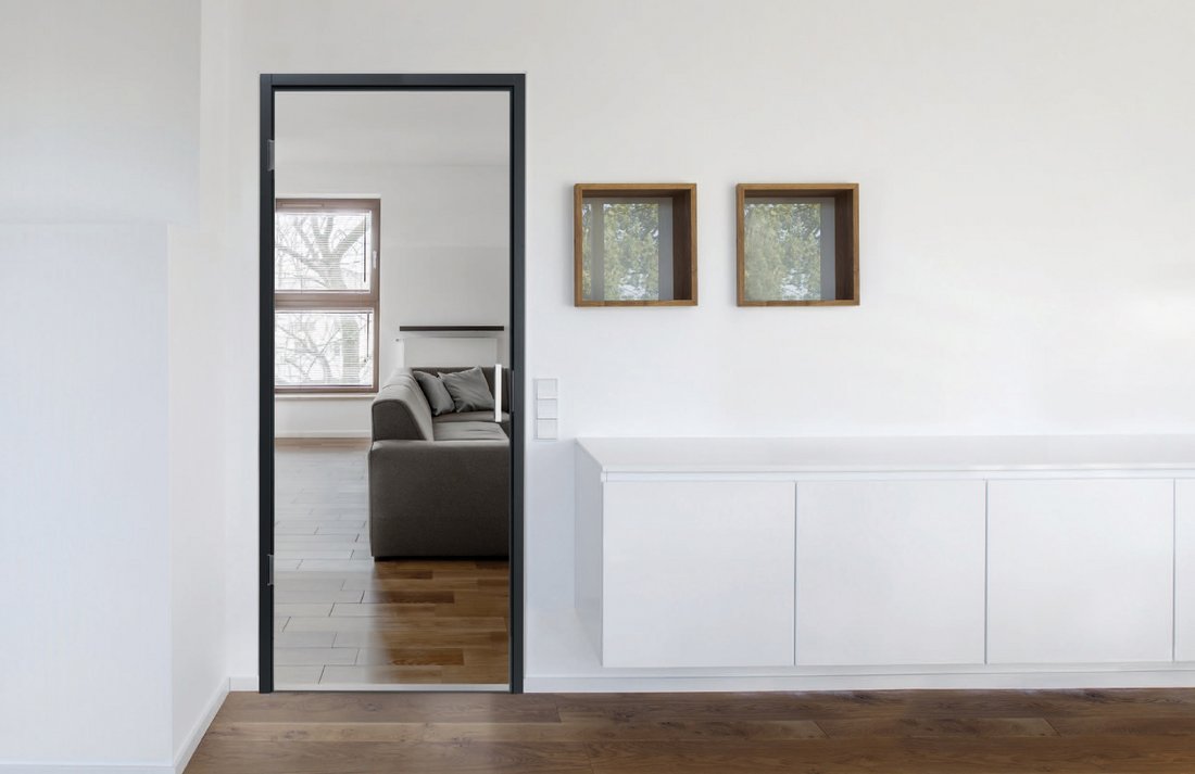 KIT TECTUS Glass: Bisagra para puerta de cristal, capacidad de carga 80 kg por par