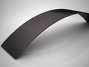 Cubre canto para URBAN color NEGRO FLASH, ancho 23 mm, espesor 1.5 mm, longitud 50 m 