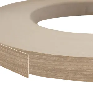 Cubre canto para Laminado TUET Caravella Light, ancho 22mm, espesor 1mm, rollo de 50 m