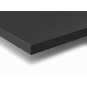 Panel RAUVISIO FINO mate NEGRO 154330, medida 1220 x 2800 mm, espesor 18 mm