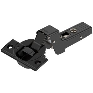 Bisagra CLIP top BLUMOTION 110° con cierre suave (insertada), para atornillar, negro ónix