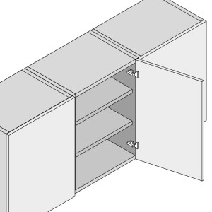 Bisagra CLIP TOP BLUMOTION 110° para frentes delgados Fijación EXPANDO T