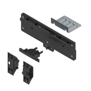 Set de montaje para dos puertas dobles combinadas