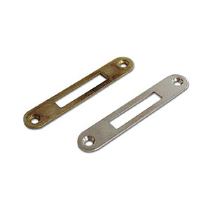 Contra placa latonada para cerradura clasica