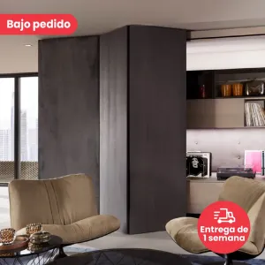 Sistema corredizo REVEGO DUO para puertas plegables e insertables, lado izquierdo