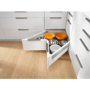 SPACE CORNER TANDEMBOX antaro sin SYNCROMOTION, altura D, color blanco